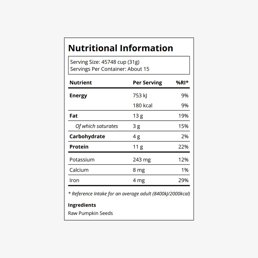 Pumpkin Seeds - Raw & Unsalted - Image 2