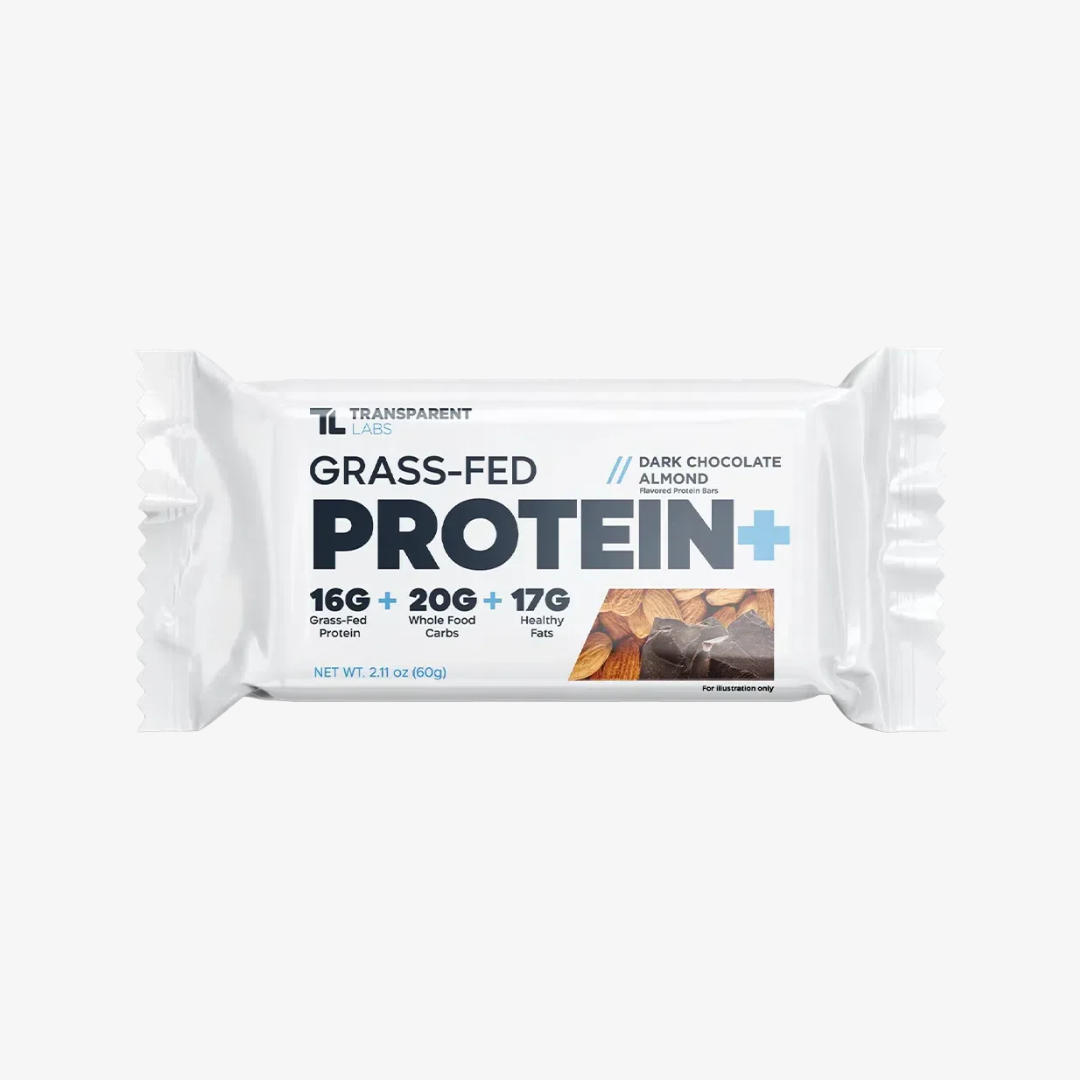 Grass-Fed Protein + Bars Dark Almond Chocolate