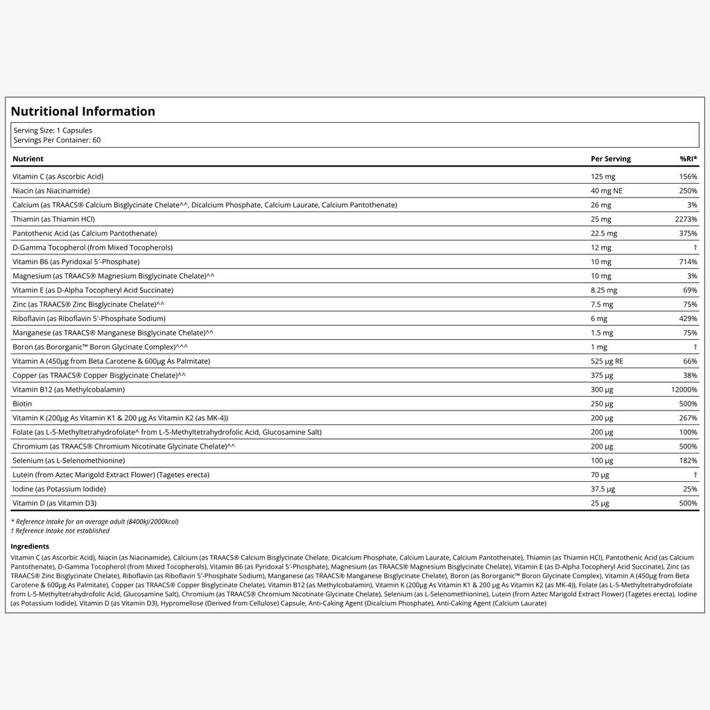 Basic Nutrients 1/Day NSF-CERTIFIED FOR SPORT® - Image 2