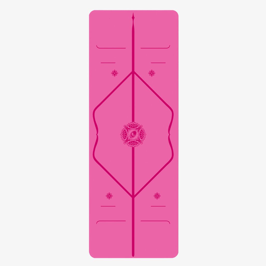 Liforme Expressions Travel Yoga Mat - Gratitude Pink - Image 2