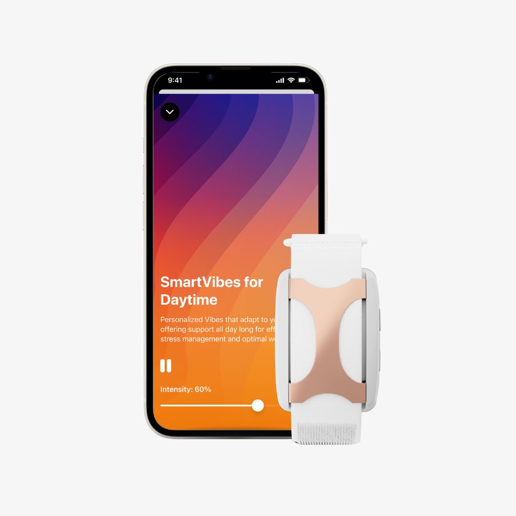 Apollo® Wearable + SmartVibes™ AI Membership - Rose - Image 1