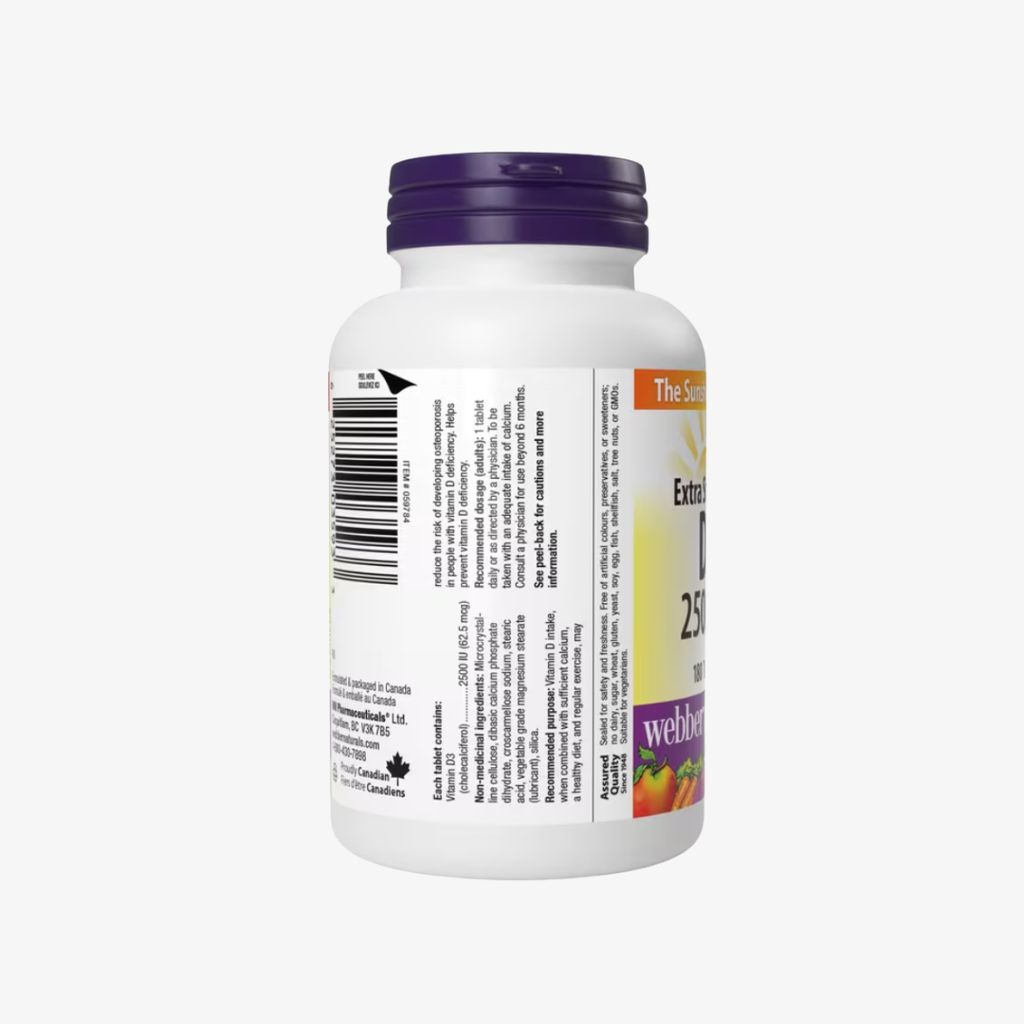 Extra Strength D3 2500 IU - Image 3