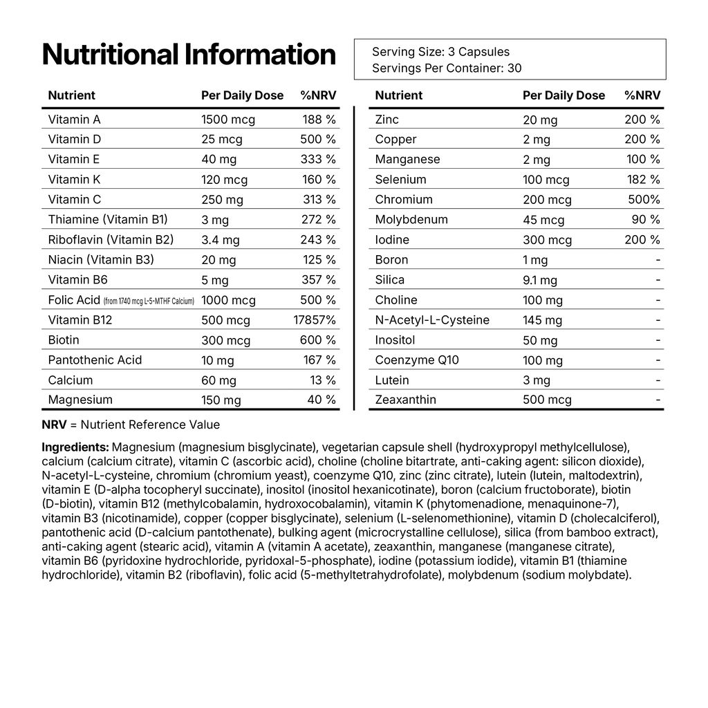Methylated Multivitamin - Image 2