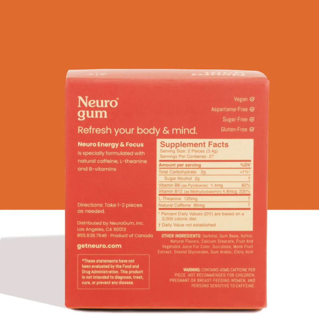 Neuro Gum Energy & Focus - Cinnamon - Image 3